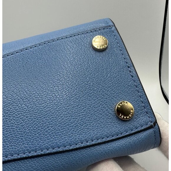 Michael Kors French Blue Hamilton Moderne Small East West Satchel Shoulder Tote - Picture 10 of 16